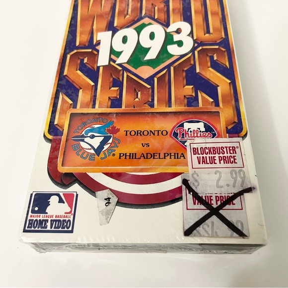 World Series 1993 Toronto Blue Jays Vs Philadelphia Phillies VHS Tape Baseball - Picture 13 of 16